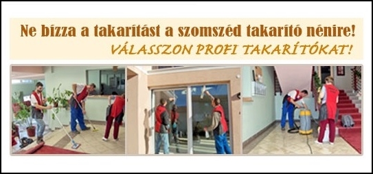 Válasszon profi takarítókat!